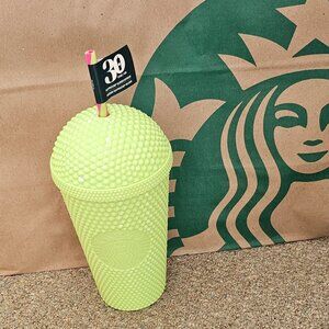Starbucks | 16oz | Frappuccino Dome Tumbler | 2025 | Neon Lime | 30 Years NEW